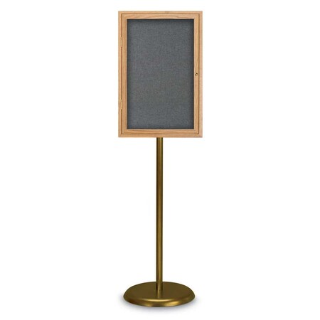United Visual Products Corkboard, Triple Door, Radius Frame, 72x36", Black/Keylime UV7005-BLACK-KEYLIME